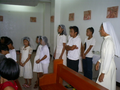 1st communion in Batulao, Btgas.